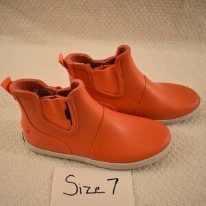 Sperry Women's Flex Deck Chelsea Boot Orange Size 7